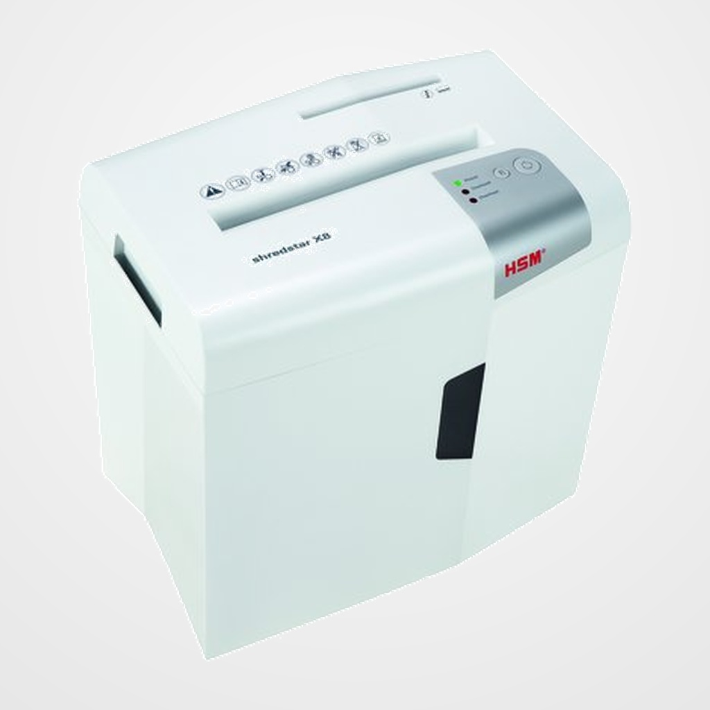 DESTRUCTORA HSM SHREDSTAR X8 (8h PARTIC.) Nivel.seg.P4 - particula 4,5x30mm, dep.18L