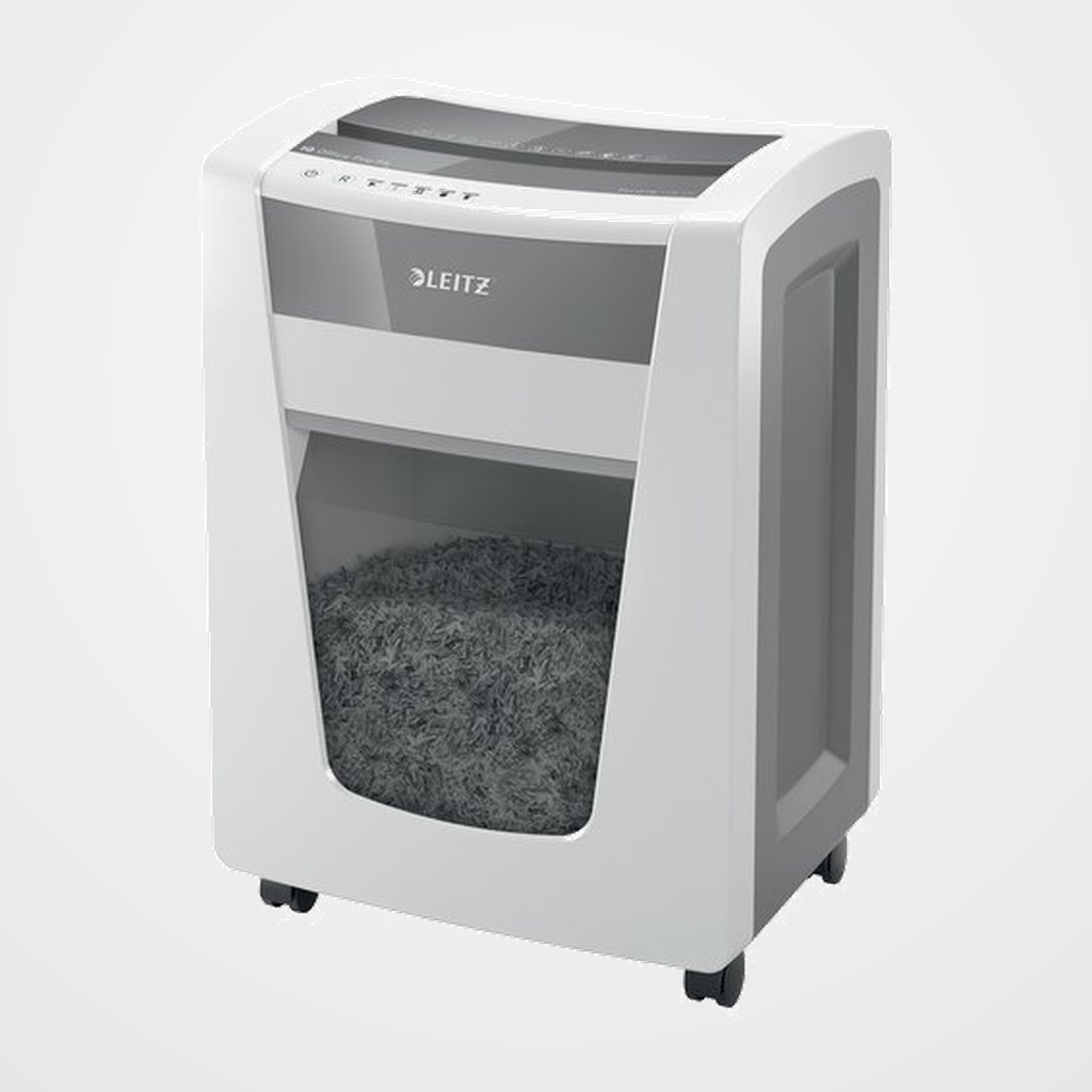 DESTRUCTORA LEITZ IQ OFFICE PRO P5 (15h MICRO-CORTE) Nv.seg.5 - particula 2x15mm dep.30L
