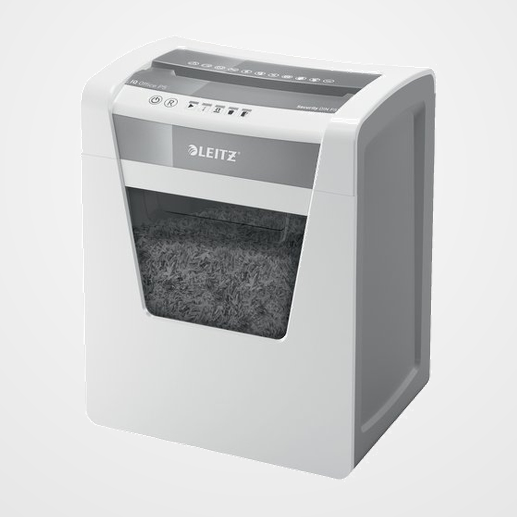 DESTRUCTORA LEITZ IQ OFFICE P5 (10h MICRO-CORTE) Nv.seg.5 - particula 2x15mm dep.23L