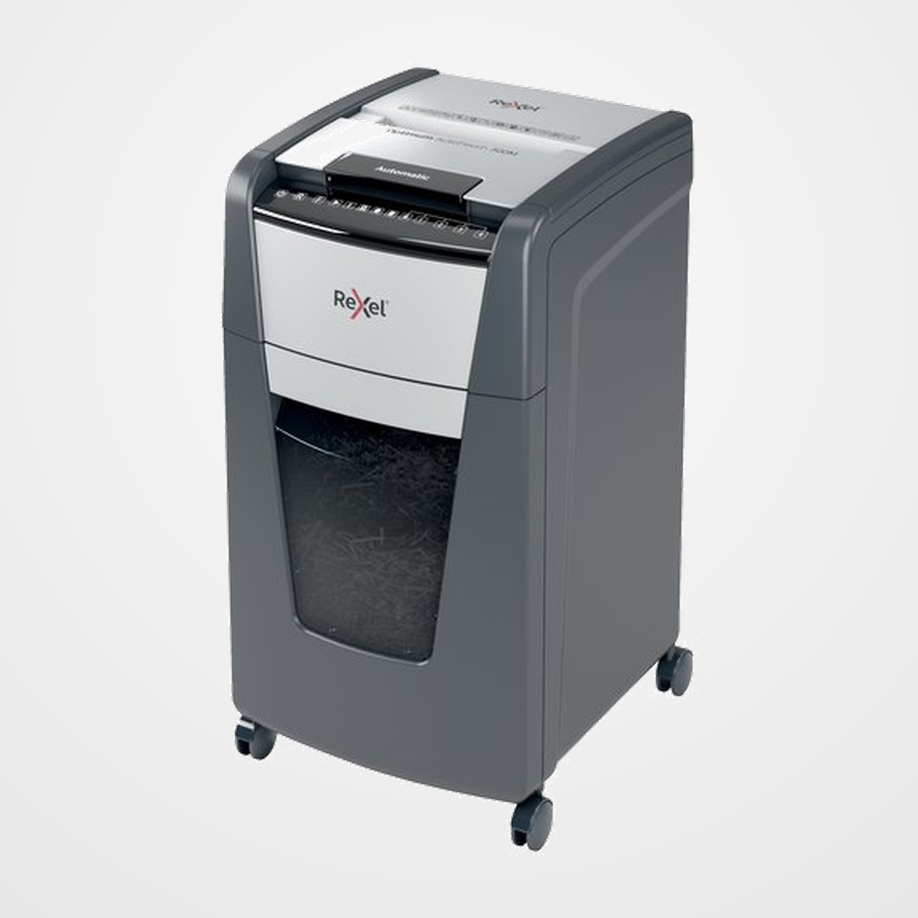 DESTRUCTORA OPTIMUM AUTO+ 300M (8/300h PARTIC.) Nv.seg.5 - particula 2x15mm, dep.40L Alimentador automático de 300h
