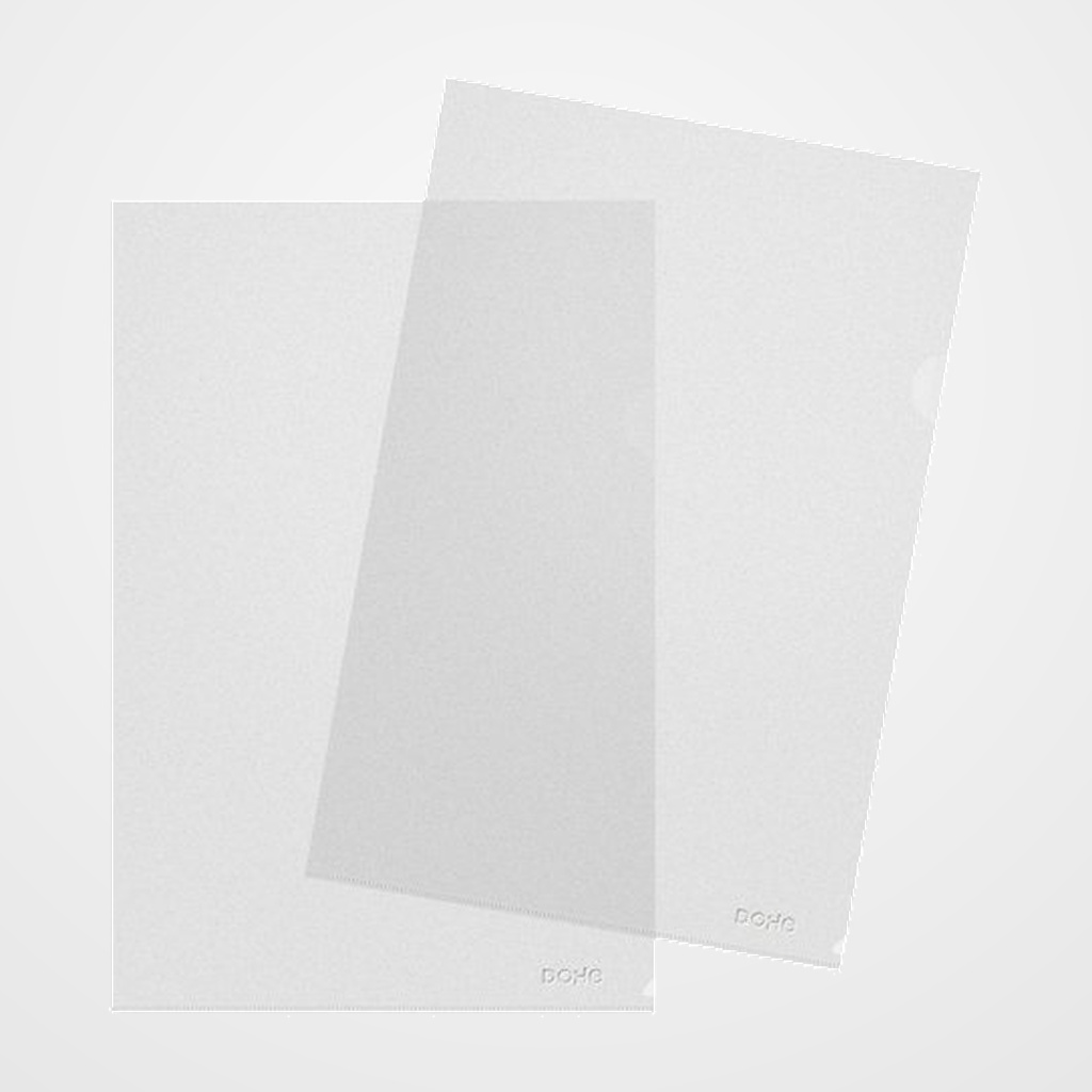 DOSIER ANGULO RECTO DOHE PP BASIC Fº PIEL NARANJA PAQUETE de 100