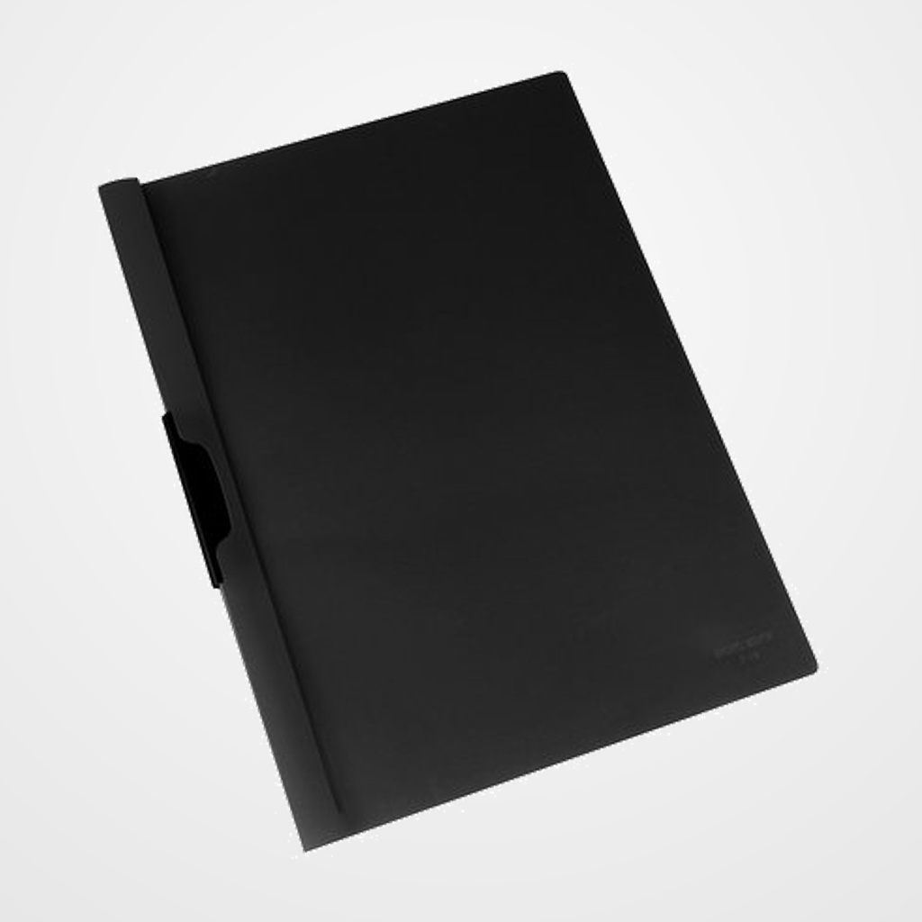 DOSIER CLIP DATABANK PP A4 pinza METAL 30h NEGRO