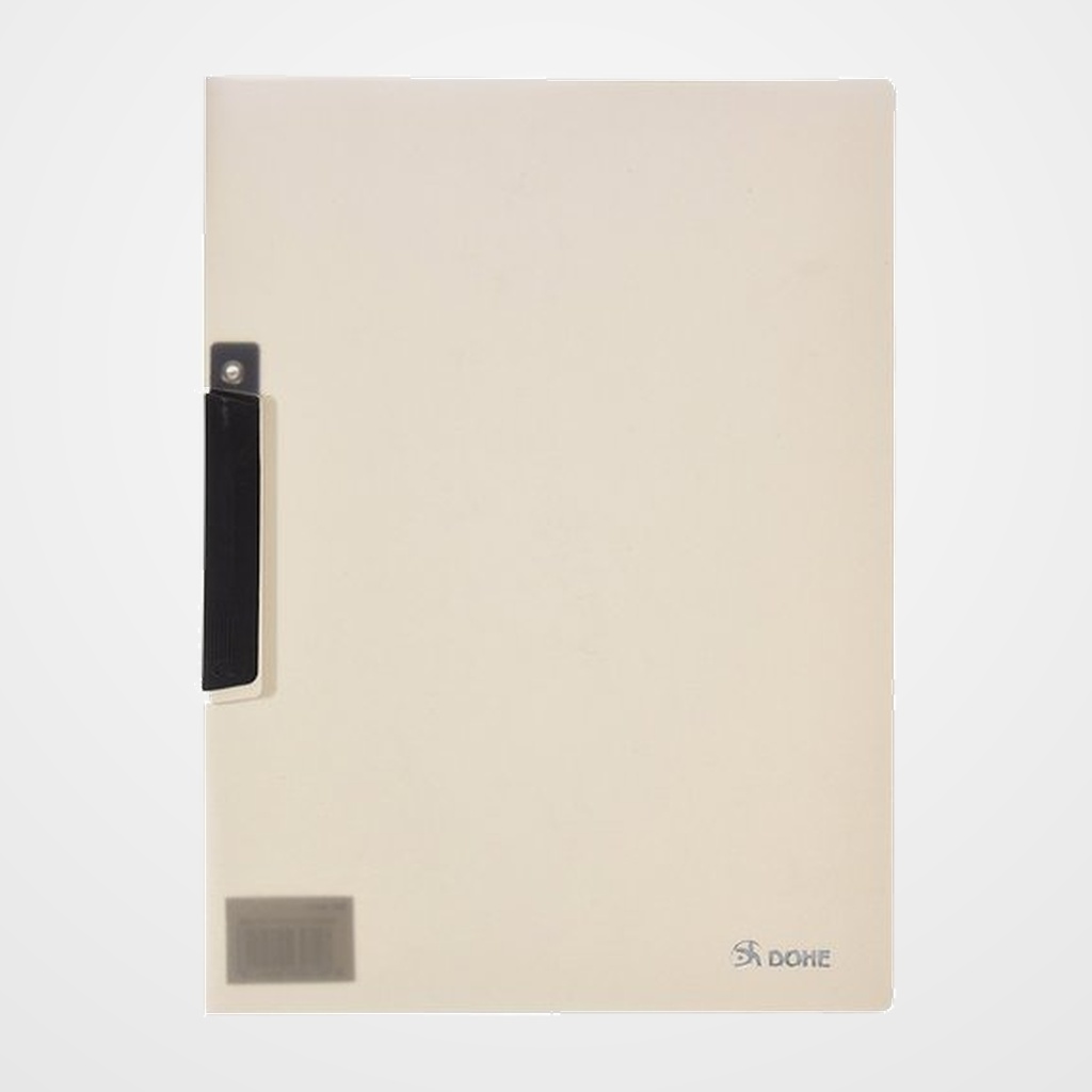 [18001298] DOSIER CLIP DOHE PP A4 pinza PLASTICO PIVOTANTE 30h GRIS