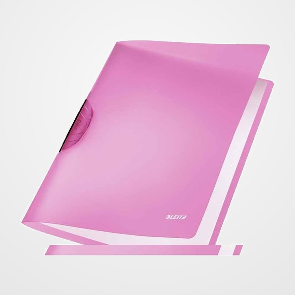 DOSIER CLIP LEITZ PP COLORCLIP RAINBOW A4 pinza PLASTICO PIVOT.30h VIOLETA