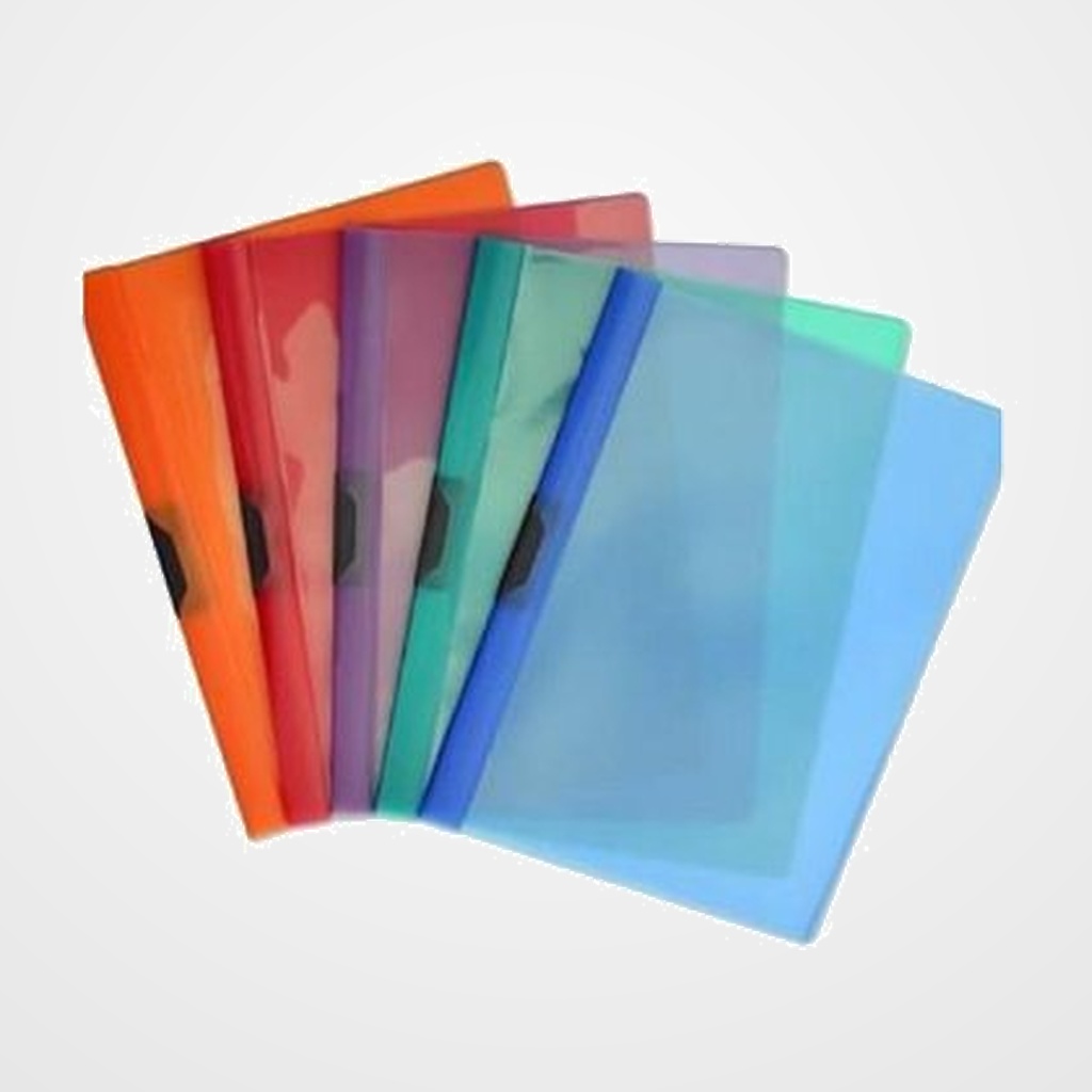 DOSIER CLIP OFFICE BOX PP CLIP-IT COLORLINE A4 pinza PLASTICO 30h (9 colores)