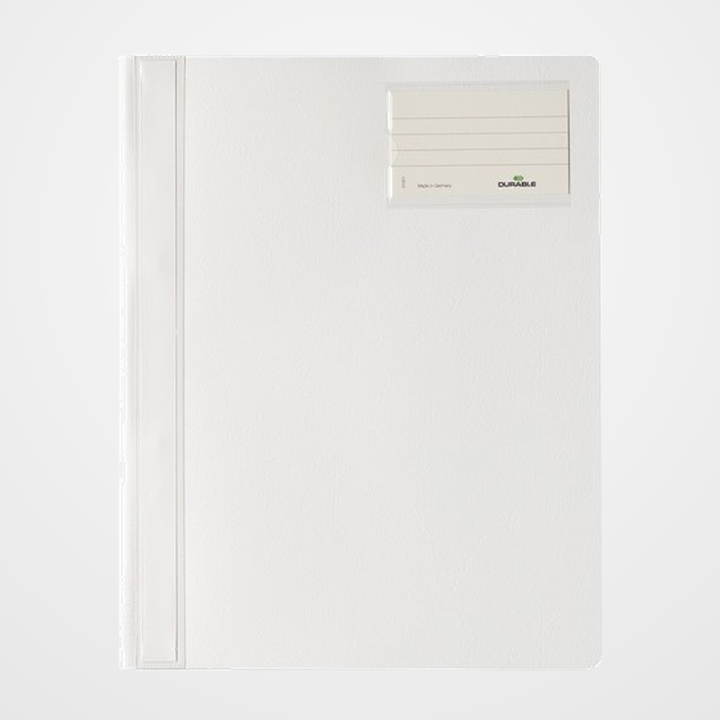 DOSIER FASTENER DURABLE 2500 A4+ OPACO BLANCO