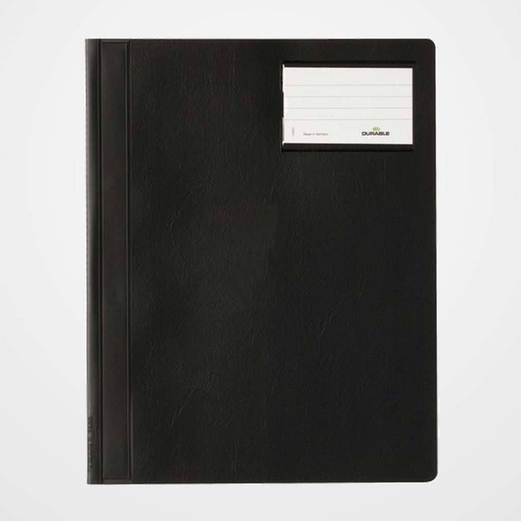DOSIER FASTENER DURABLE 2500 A4+ OPACO NEGRO