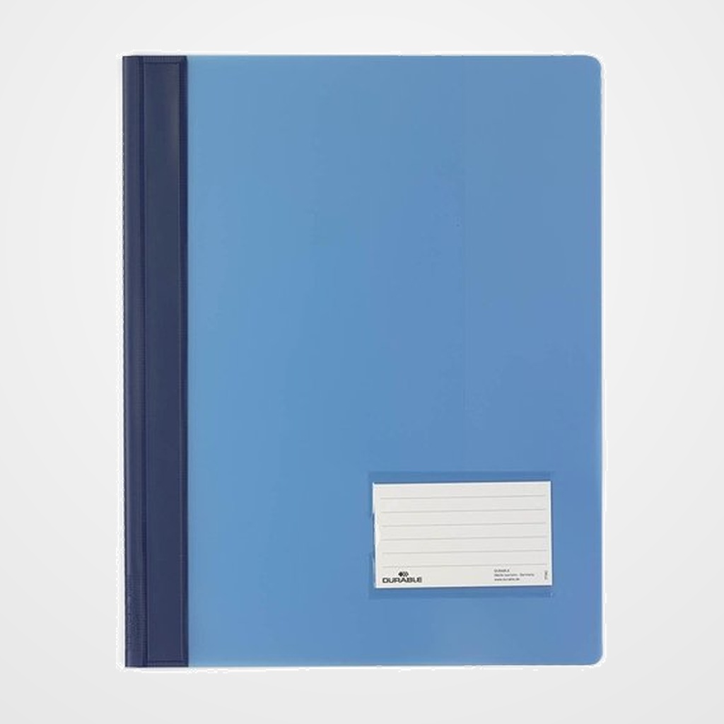 DOSIER FASTENER DURABLE 2680 A4+ TRANS. AZUL CLARO