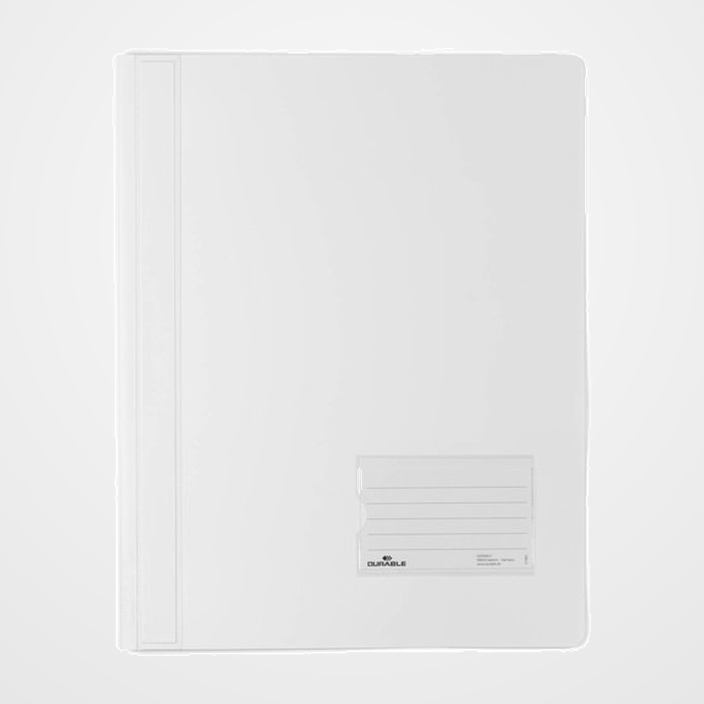 DOSIER FASTENER DURABLE 2680 A4+ TRANS. BLANCO