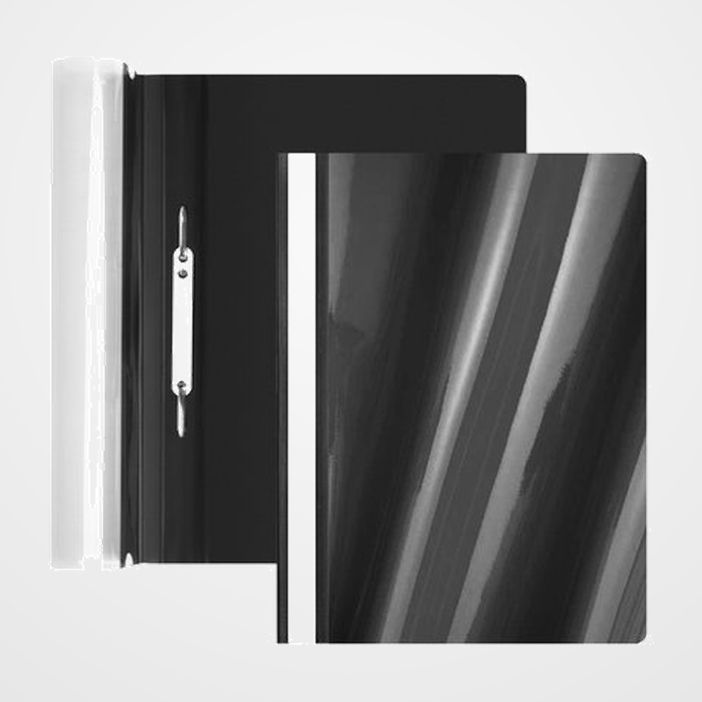 DOSIER FASTENER FOROFIS PVC A4 NEGRO