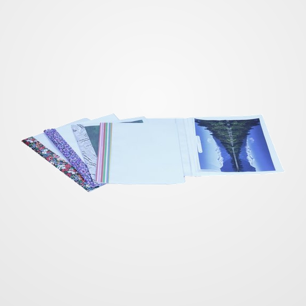 DOSIER FASTENER IBERPLAS DISEÑO FASTENER BLANCO  DISEÑOS SURTIDOS