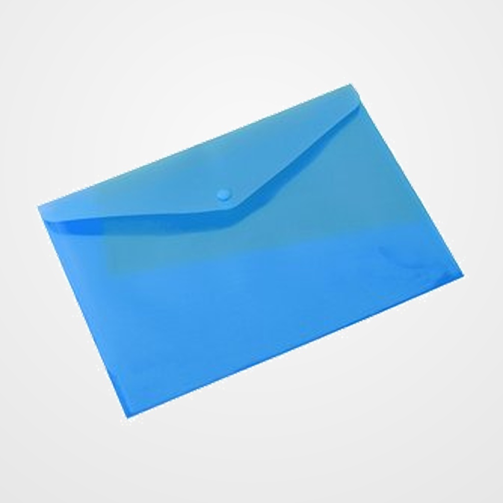 DOSIER SOBRE CARCHIVO PP BROCHE A4 TRANSL. AZUL