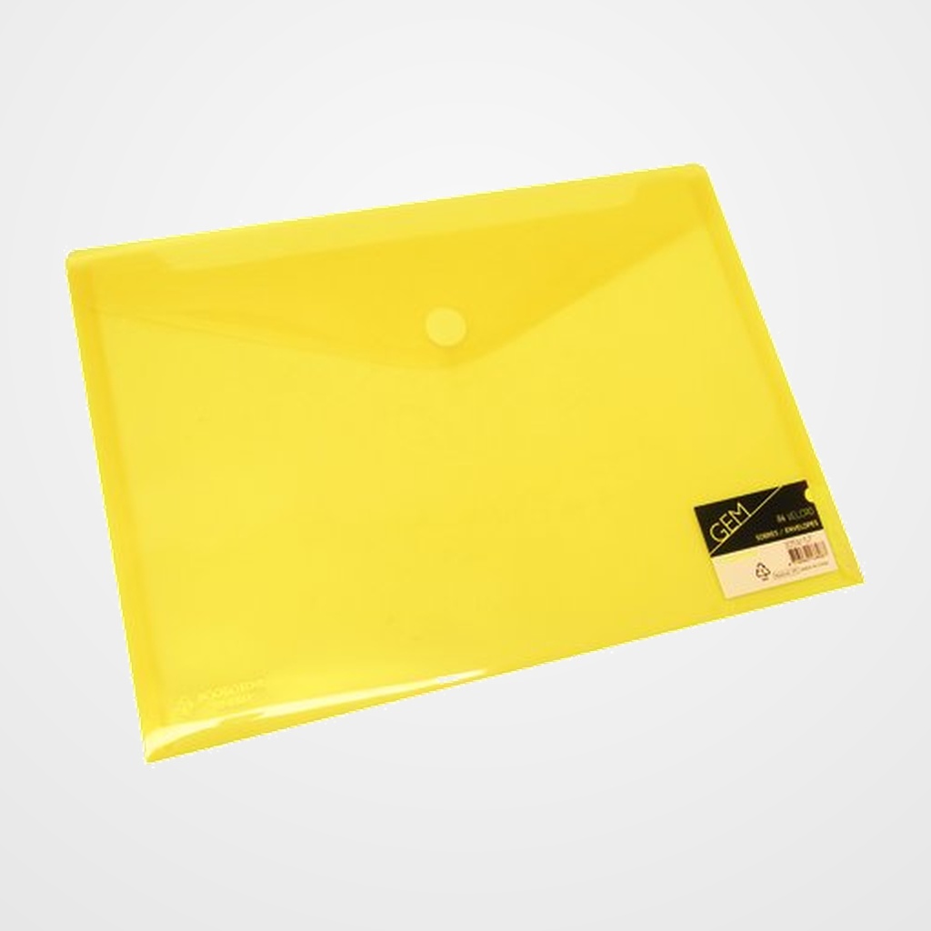 [18002056] DOSIER SOBRE DATABANK PP VELCRO A4 AMARILLO