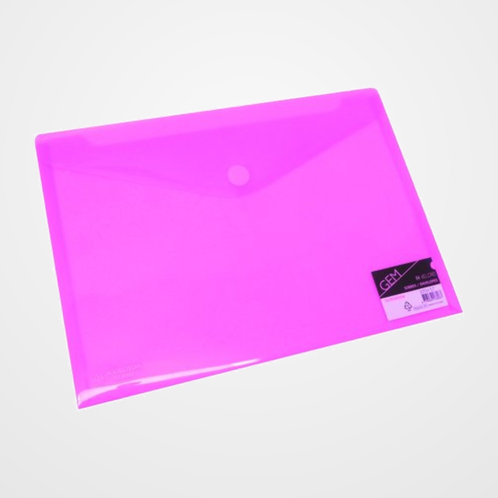 DOSIER SOBRE DATABANK PP VELCRO A4 ROSA