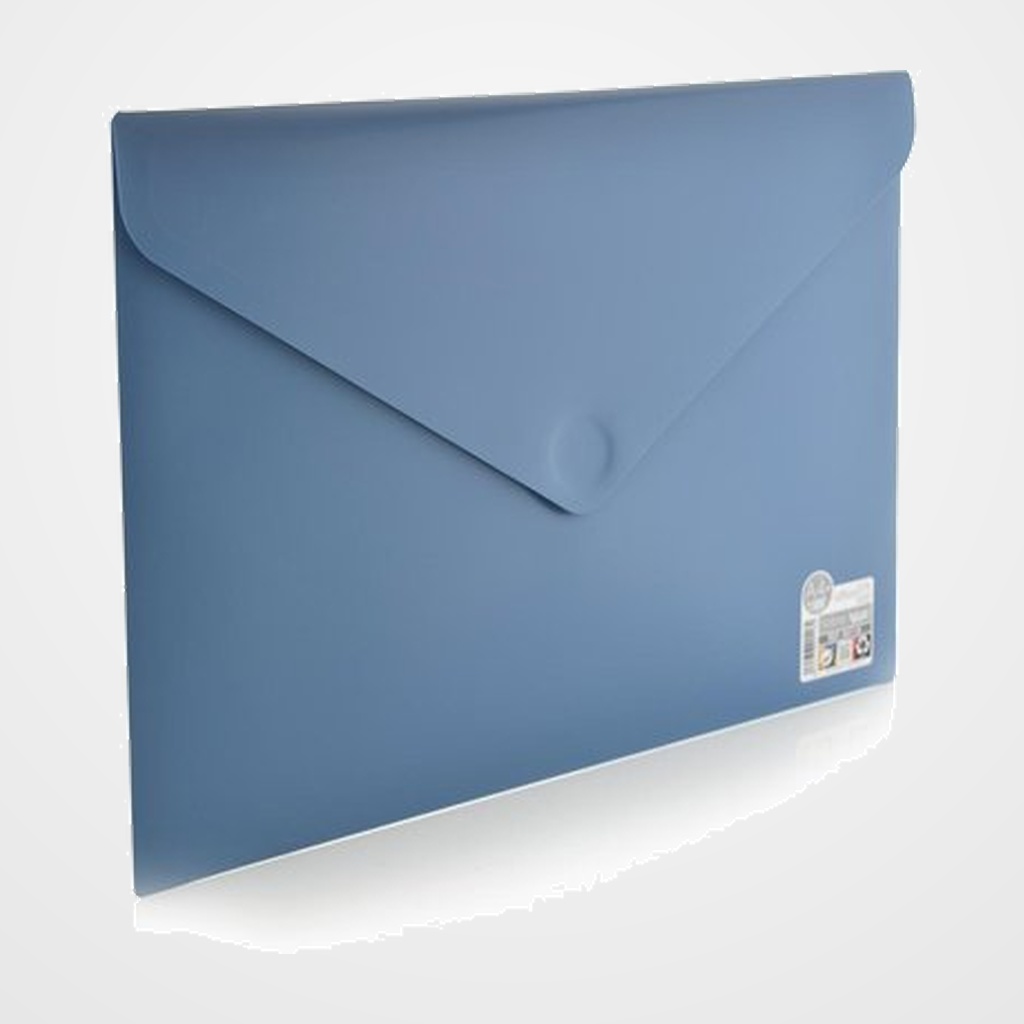 DOSIER SOBRE OFFICE BOX PP VELCRO A4+ VITAL COLORS AZUL