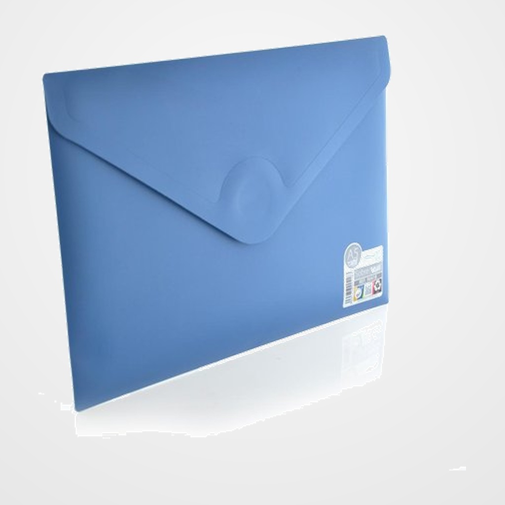 DOSIER SOBRE OFFICE BOX PP VELCRO A5 VITAL COLORS AZUL