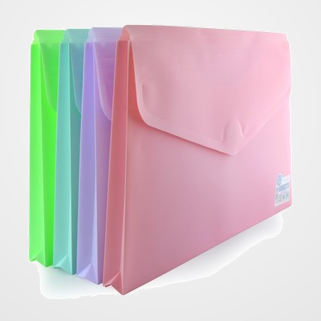 DOSIER SOBRE OFFICE BOX PP V-LOCK A4+ BLUSH C/FUELLE SURTIDO (4 col.)