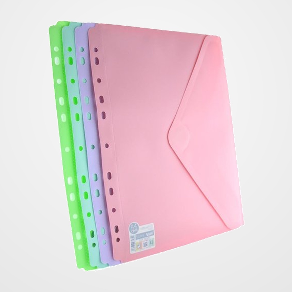 [18001960] DOSIER SOBRE OFFICE BOX PP V-LOCK A4+ BLUSH MULTITALADRO SURTIDO (4 col.)