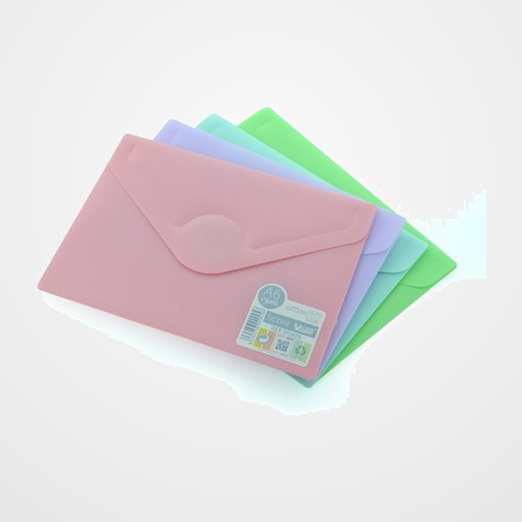 DOSIER SOBRE OFFICE BOX PP V-LOCK A6 BLUSH SURTIDO (4 col.)