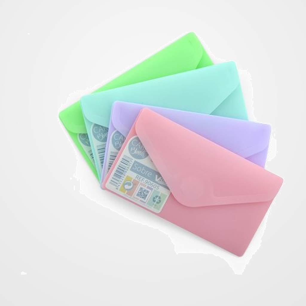 DOSIER SOBRE OFFICE BOX PP V-LOCK TARJETA BLUSH SURTIDO (4 col.)