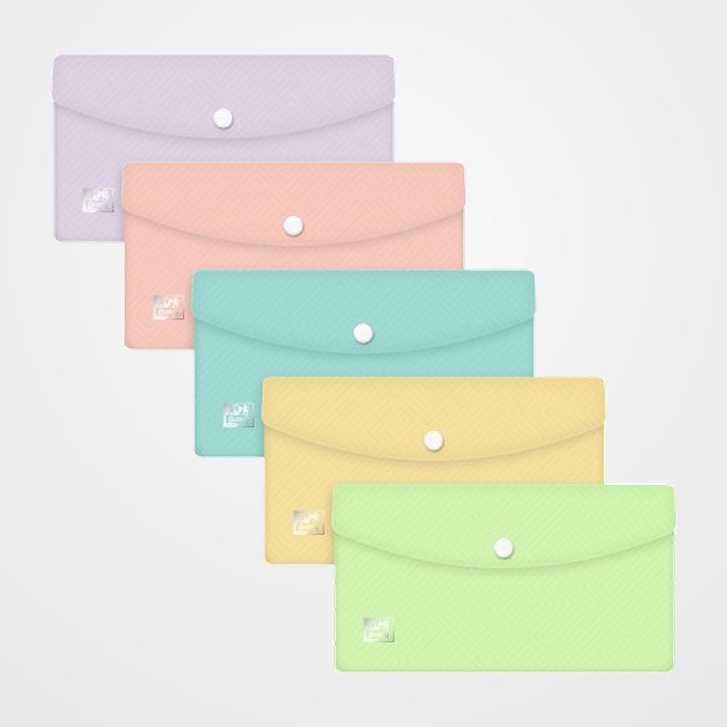 [18002113] DOSIER SOBRE OXFORD URBAN PP TRANSLUCIDO BROCHE DL PASTELES SURTIDO (5 col.)