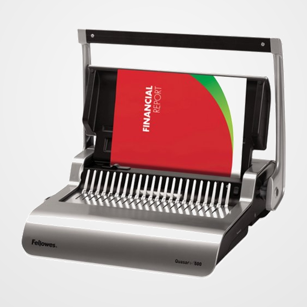 ENCUADERNADORA CANUTILLOS FELLOWES QUASAR + 500 (manual)