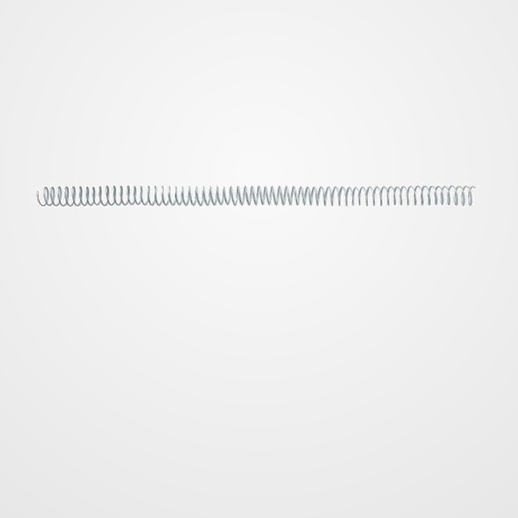 ESPIRAL METALICA GBC paso 5:1 BLANCA  24 mm CAJA de 100