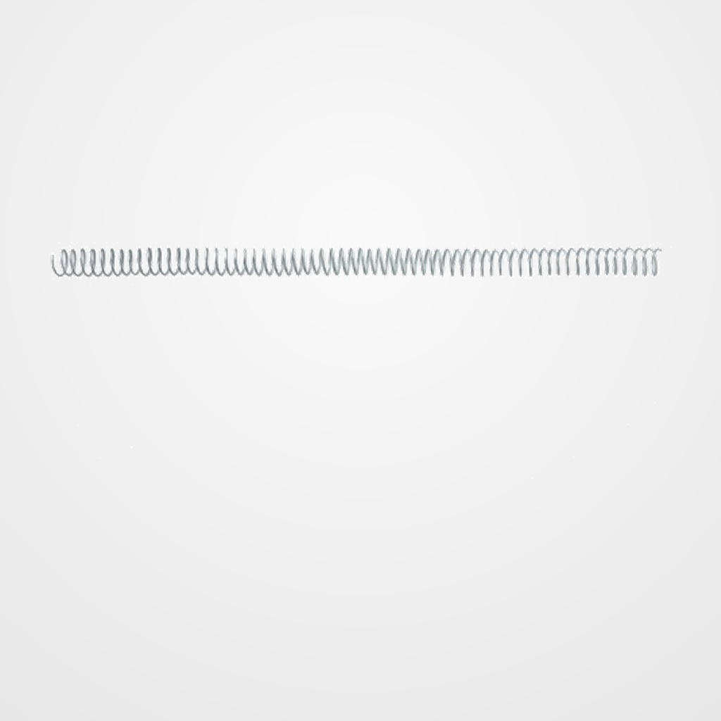 ESPIRAL METALICA GBC paso 5:1 NEGRA  26 mm CAJA de 50