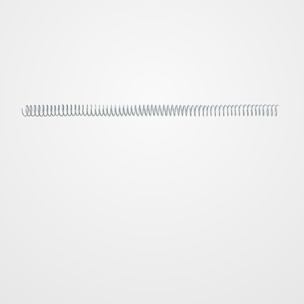 ESPIRAL METALICA GBC paso 5:1 NEGRA  30 mm CAJA de 50