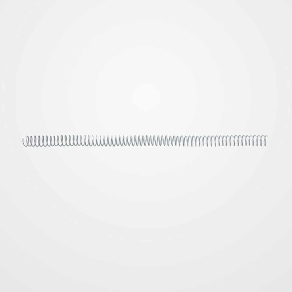 ESPIRAL METALICA GBC paso 5:1 NEGRA  46 mm CAJA de 30