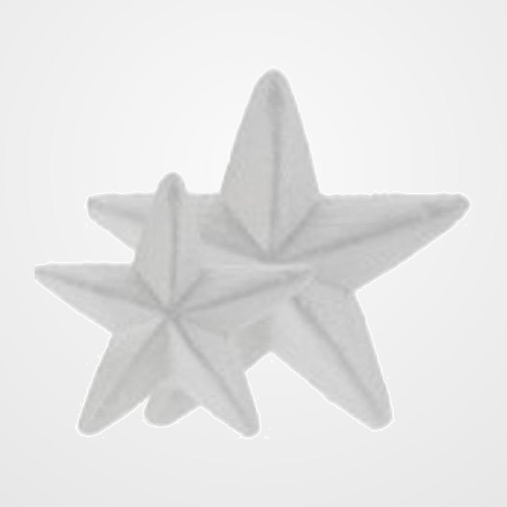 ESTRELLAS POLIESPAN FIXO KIDS 10 cm. PACK de 6