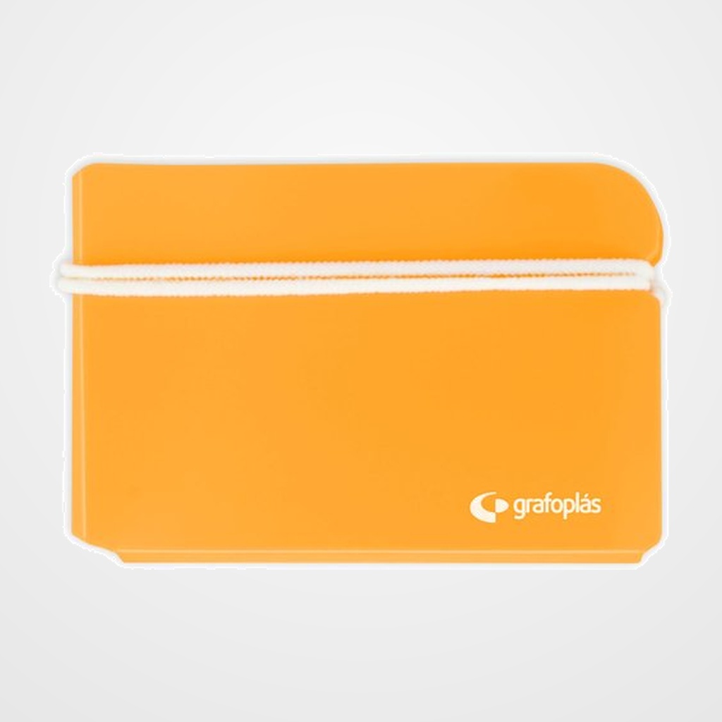 ESTUCHE PORTA MASCARILLA GRAFOPLAS PP MANDARINA