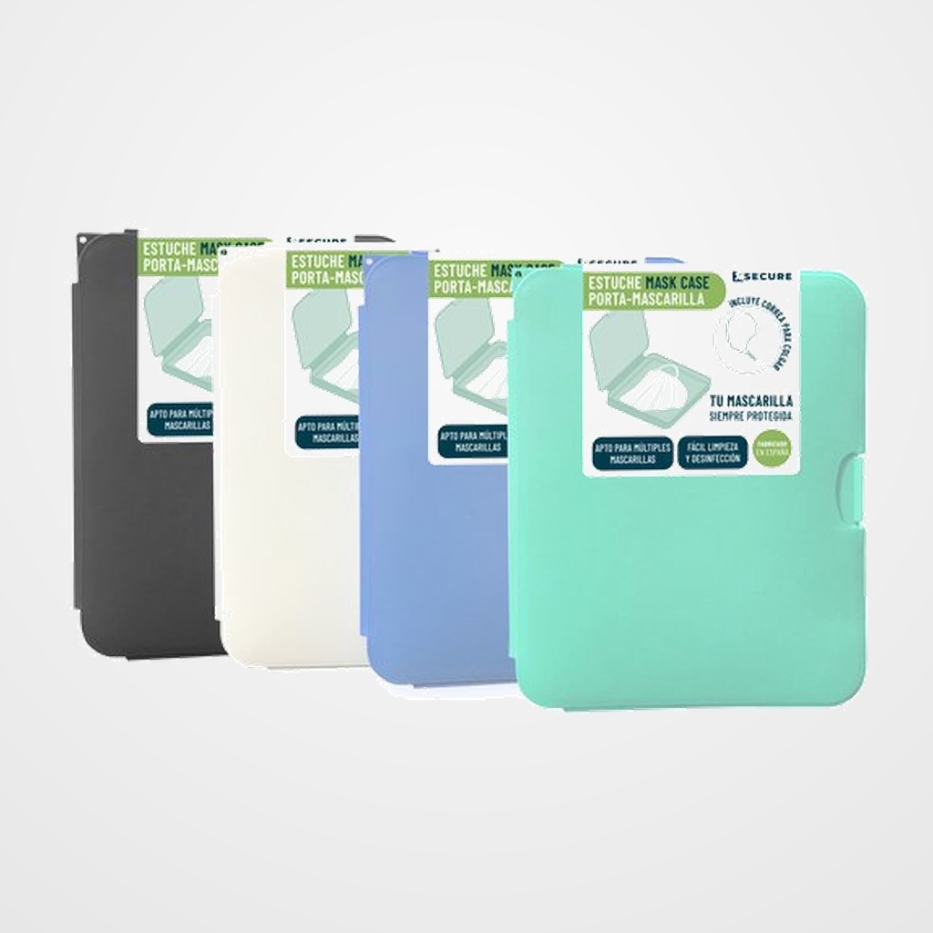 ESTUCHE PORTA MASCARILLA XSECURE 105x130 mm. BLANCO