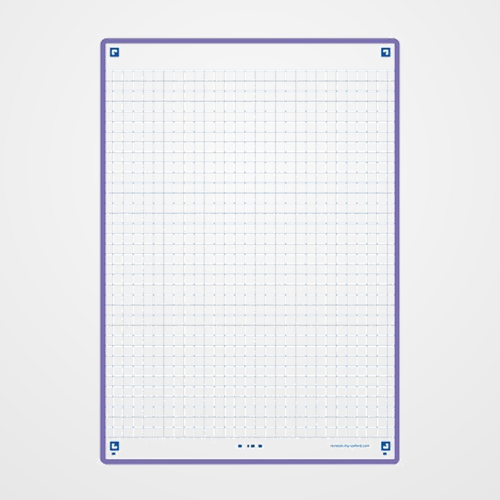 [19301043] FICHAS OXFORD REVISION 2.0 COLOR CUADRIC.5x5 210x148mm (A5) MORADO paquete de 30