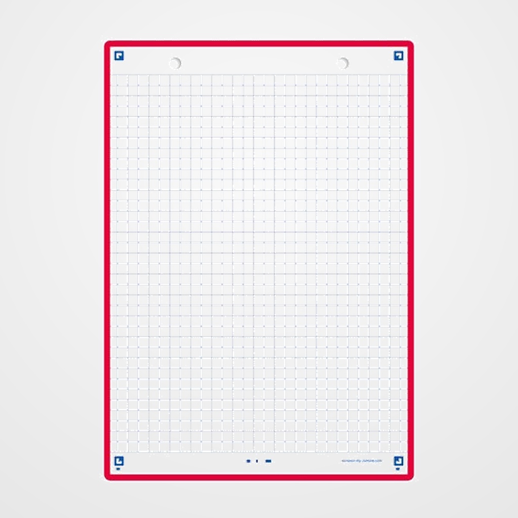 [19301048] FICHAS OXFORD REVISION 2.0 COLOR CUADRIC.5x5 210x148mm (A5) ROJO paquete de 30