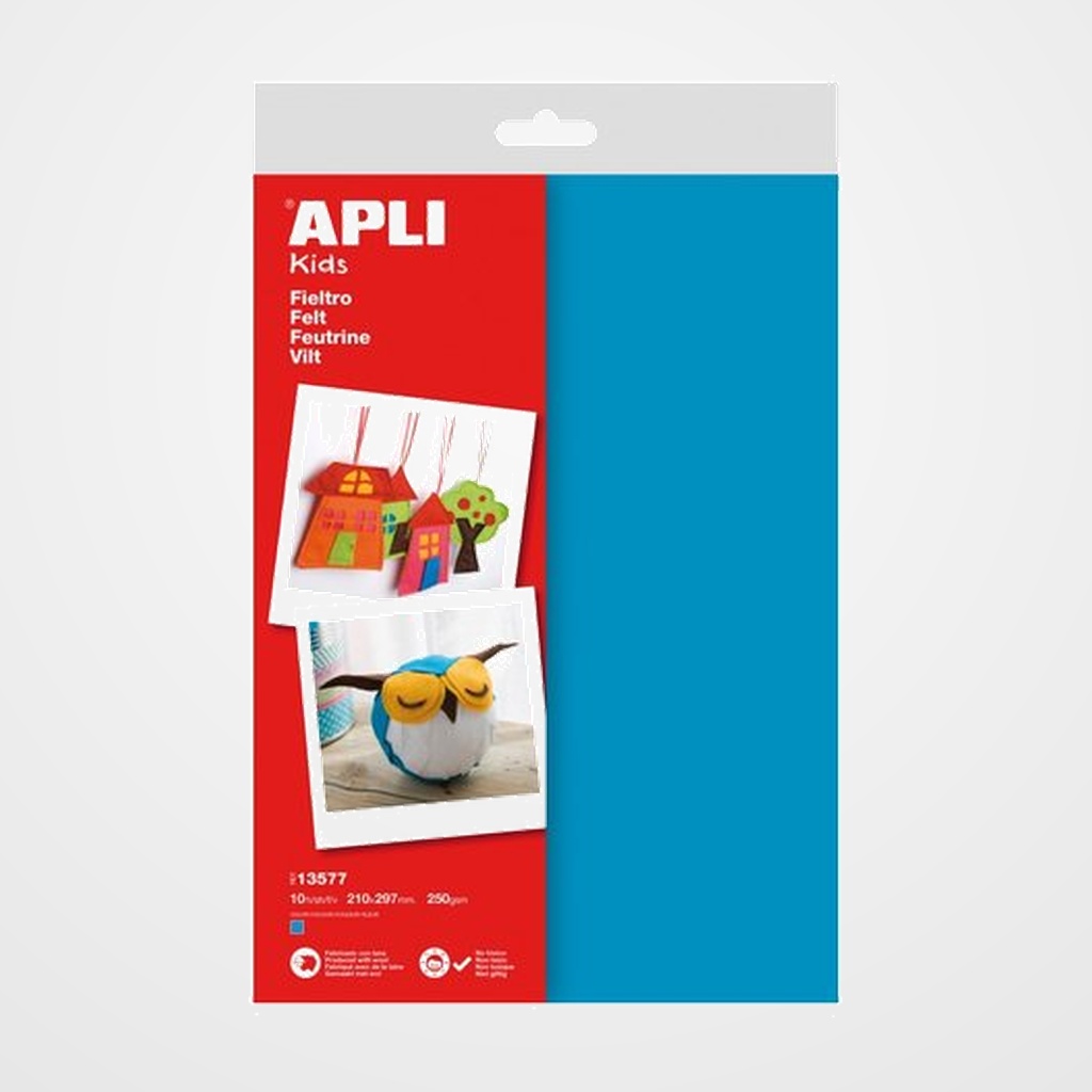 FIELTRO APLI A4 AZUL
