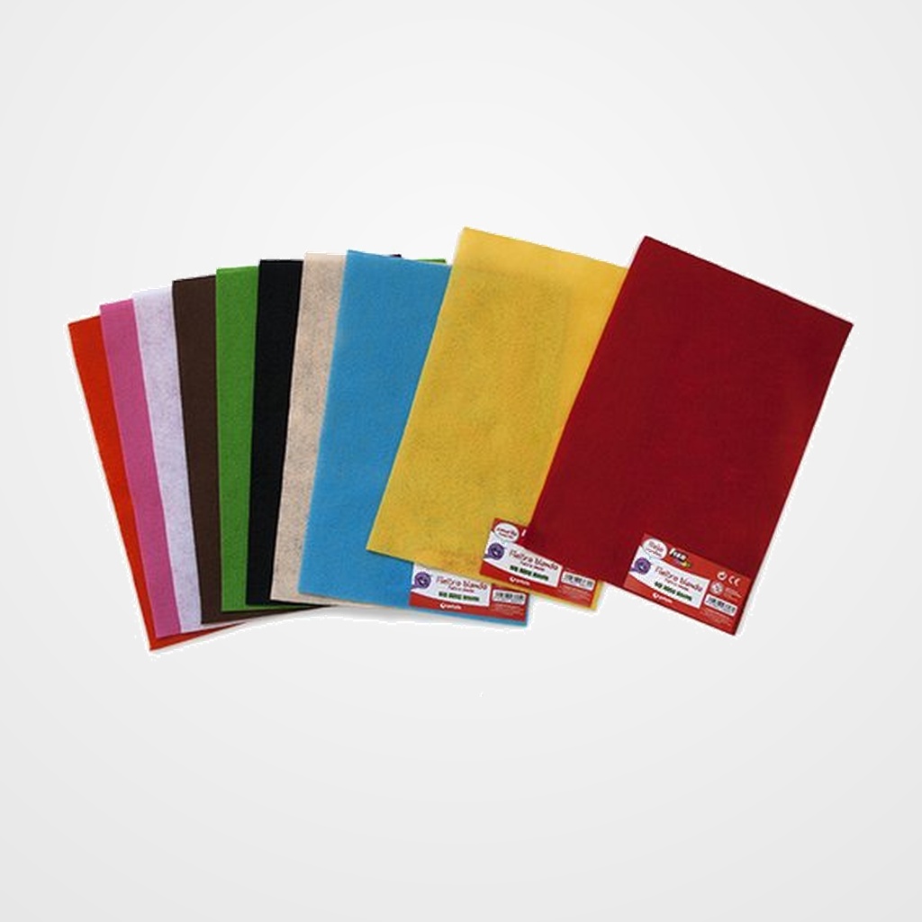 FIELTRO FIXO KIDS 170g 20x30 MARRON BOLSA DE 10