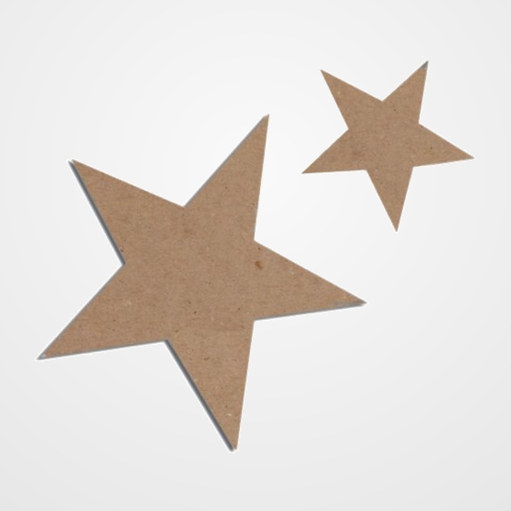 FIGURAS NIEFENVER CARTON ESTRELLA 7 UNIDADES 2 TAMAÑOS