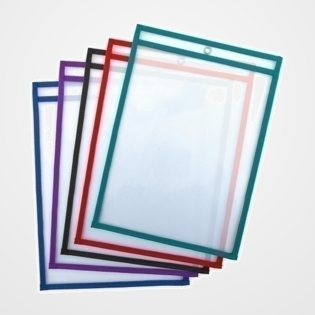 FUNDA COLORLINE ESCRIBE Y BORRA para FICHAS REUTILIZABLE