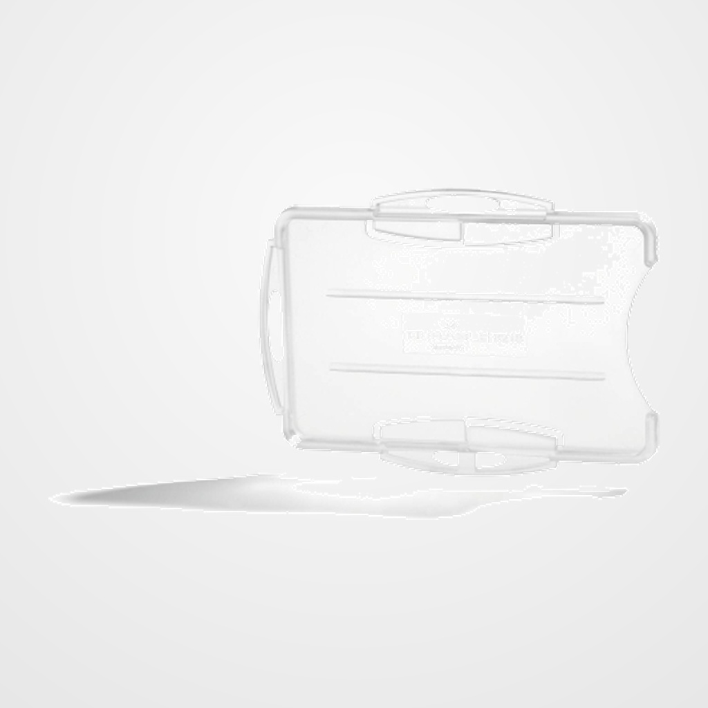FUNDA DISTINTIVO DURABLE DOBLE 54x85 mm PACK DE 10 TRANSPARENTE
