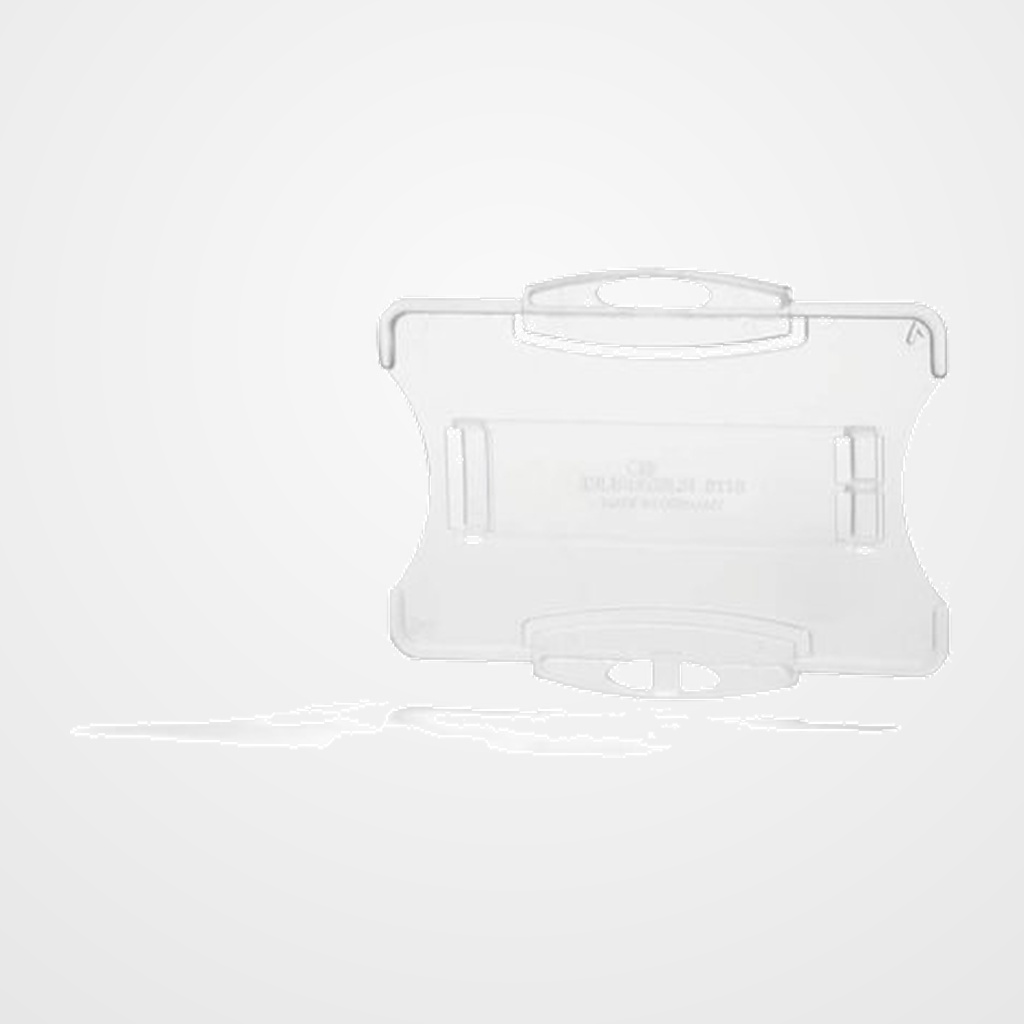 FUNDA DISTINTIVO DURABLE TRANSPARENTE sin PINZA 54x85 mm PACK de 10