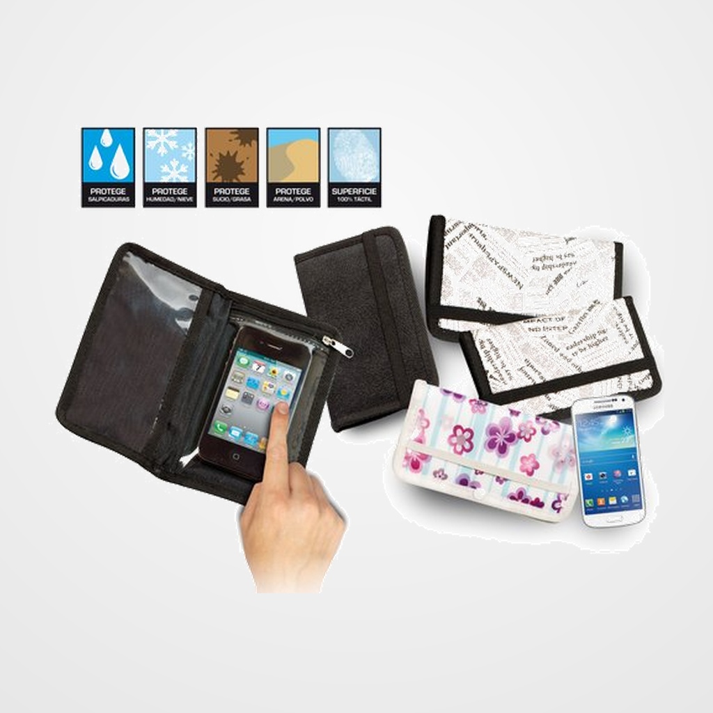 FUNDA IBERPLAS PARA MOVIL 115x60 mm. NEWS PAPER