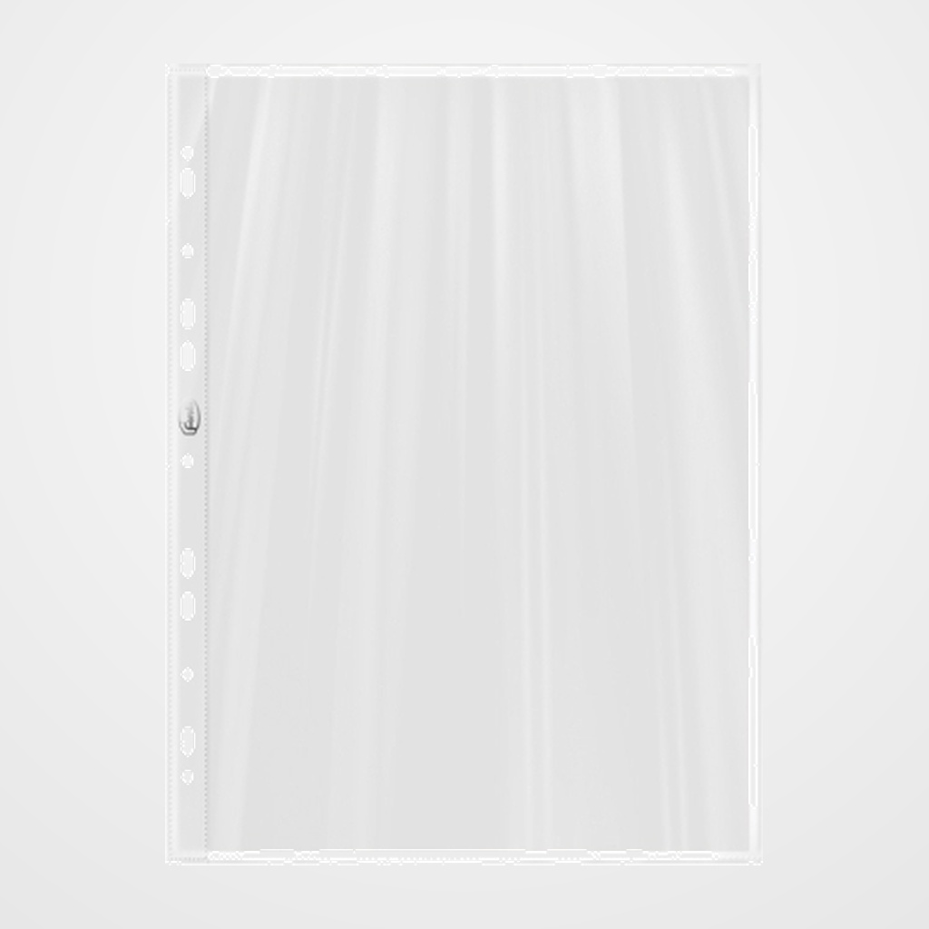 FUNDA MULTITALADRO FOROFIS PP 100µ LISO A4 11 TAL.RFZO. PAQUETE de 100
