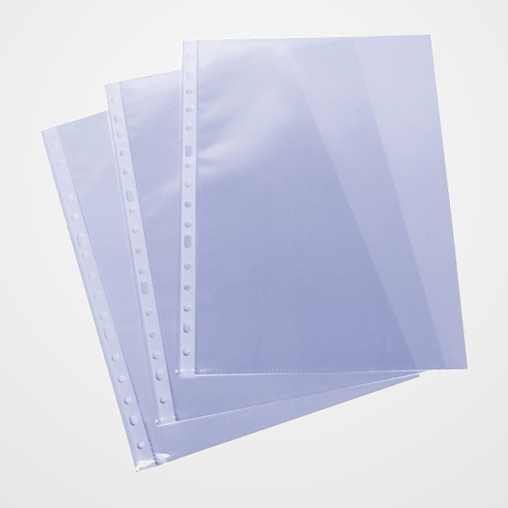 FUNDA MULTITALADRO GRAFOPLAS PP  55µ A4 11 TAL.RFZO. PAQUETE de 100