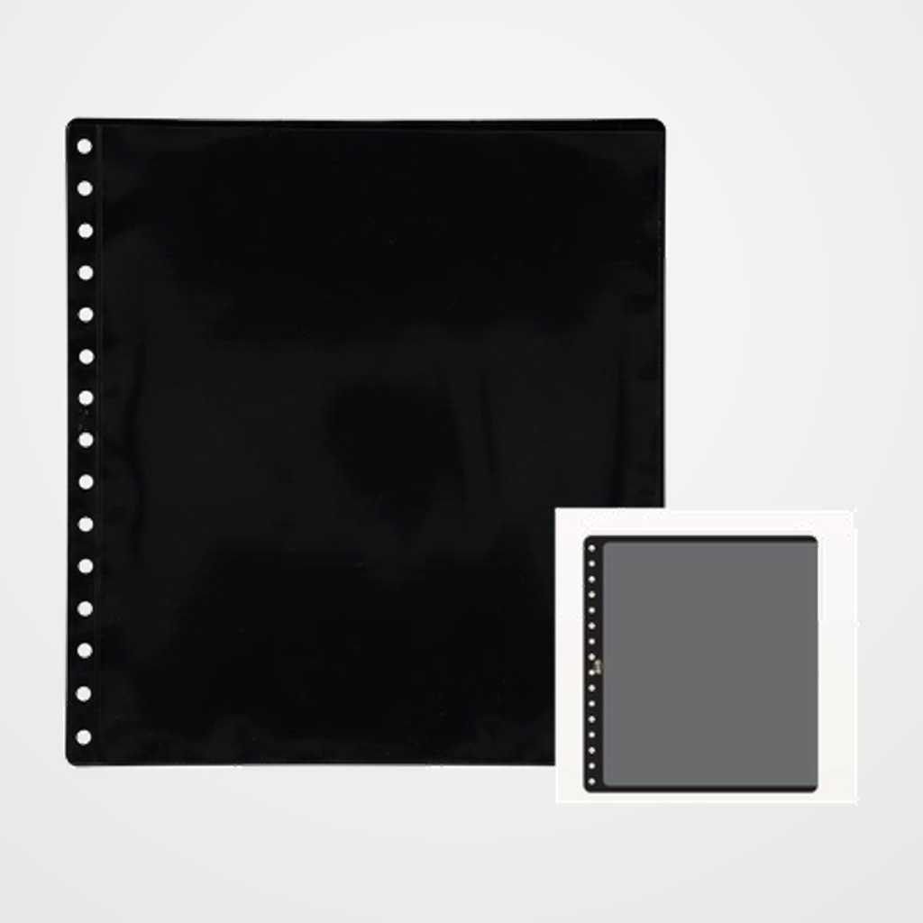 FUNDA para ALBUM de SELLOS PARDO LAM.C.NEGRA 1 aloj.lado