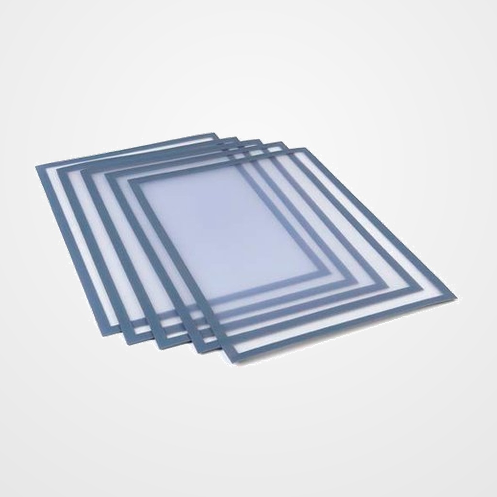 FUNDA PORTA CARTELES ROCADA MAGNETICA A4 VERTICAL/HORIZONTAL GRIS PACK de 5