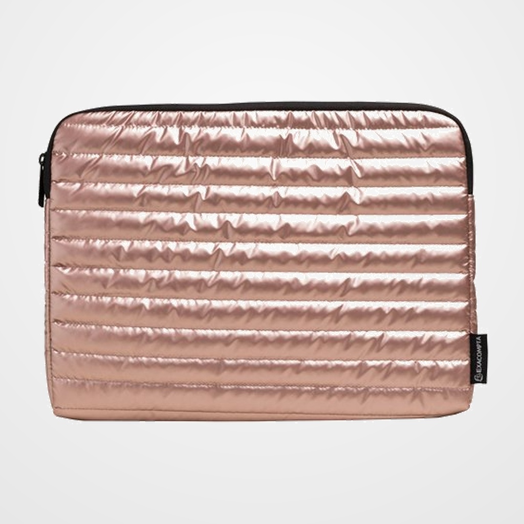 FUNDA PORTATIL EXACOMPTA 13-14  (35x27x2,5cm) ACOLCHADO ROSA