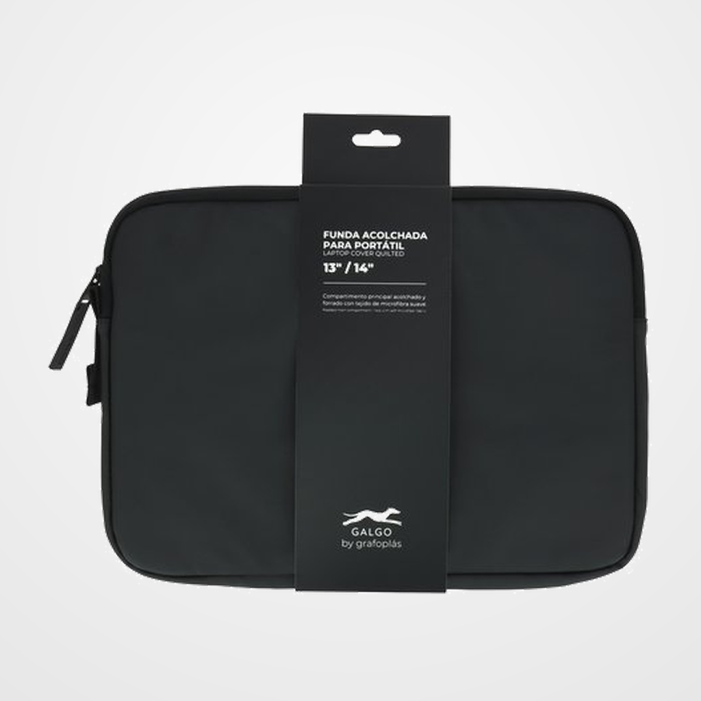 FUNDA PORTATIL GALGO 14  NEGRO