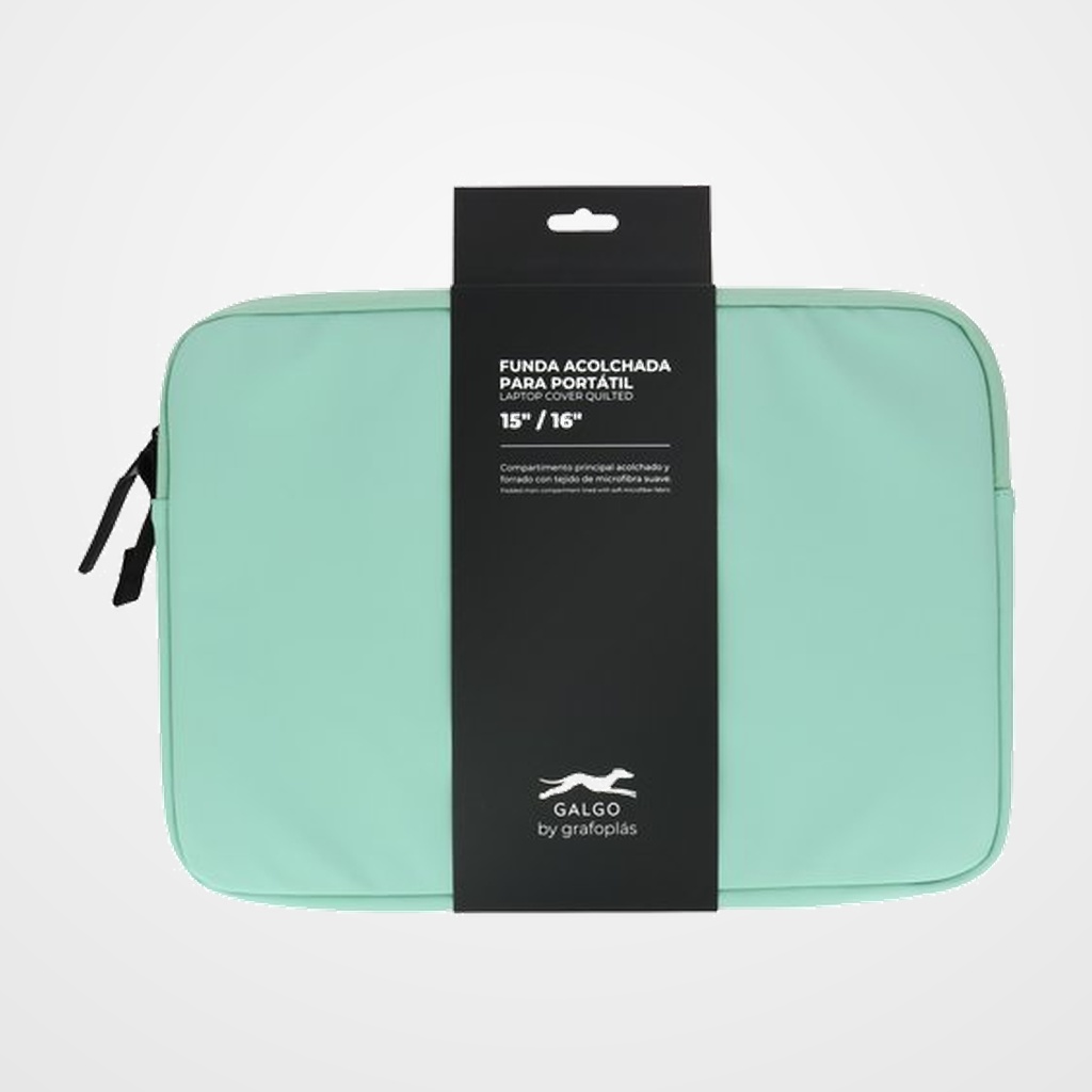 FUNDA PORTATIL GALGO 16  VERDE CLARO