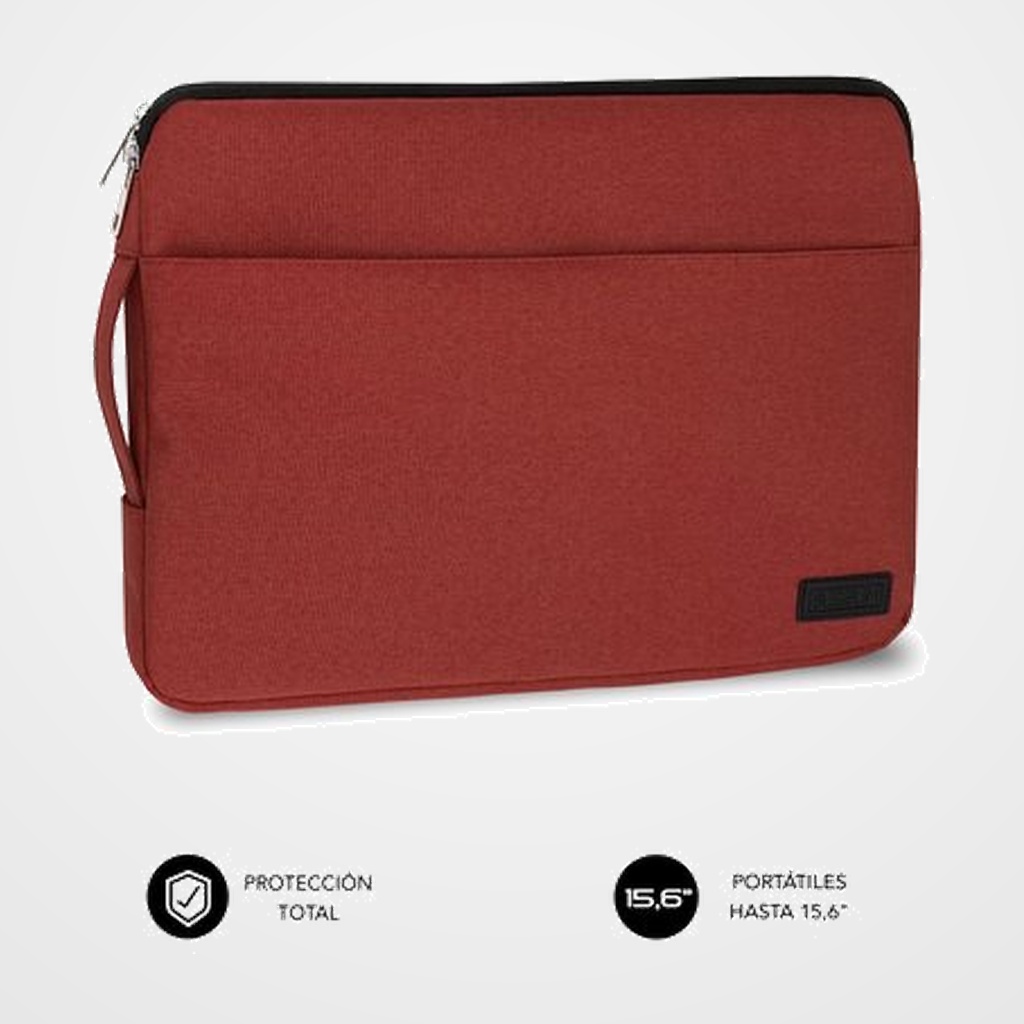 FUNDA PORTATIL SUBBLIM URBAN 15,6  ROJO